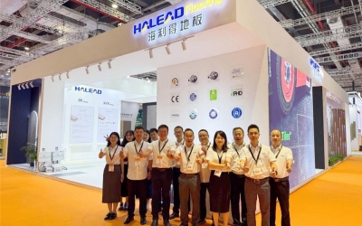 聚勢上海，智見未來——海利得參展DOMOTEX Asia 2025，以環?？萍假x能地面材料創新實踐